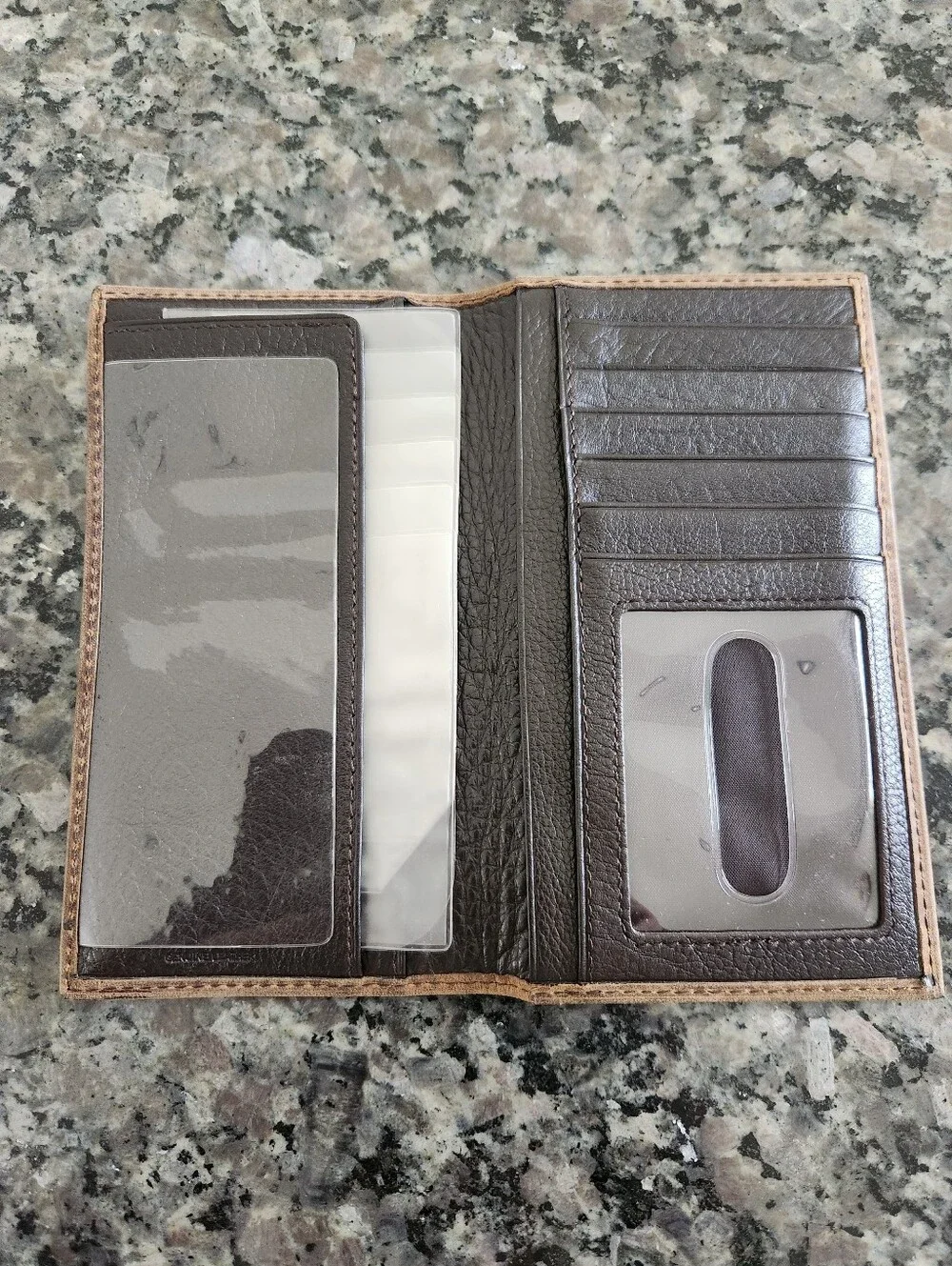 Justin Cowboy Leather Wallet